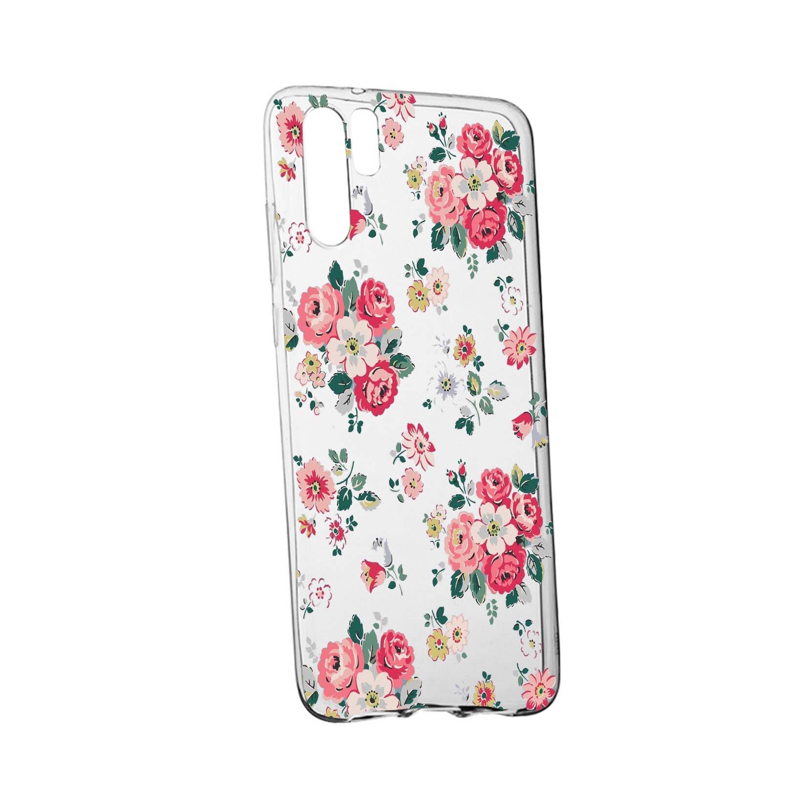 Husa de protectie, Flori, culorile de pastel, pentru Samsung Galaxy Note 10 Plus, rezistenta la uzura, anti-alunecare, din silicon Premium, 511