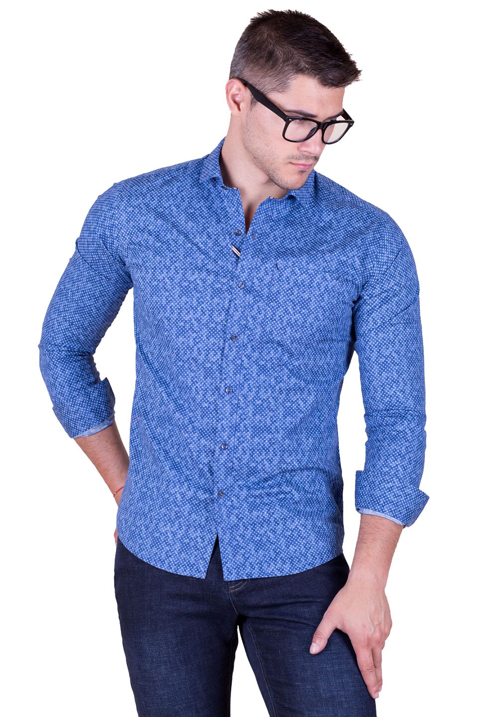 Camasa pentru barbati STYLER, model 21 374, albastru