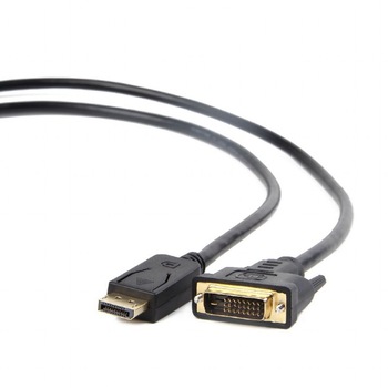 Cablu adaptor DisplayPort la DVI-D, Gembird, 1.8 m  Cablu adaptor DisplayPort la DVI-D, Gembird, 1.8 m