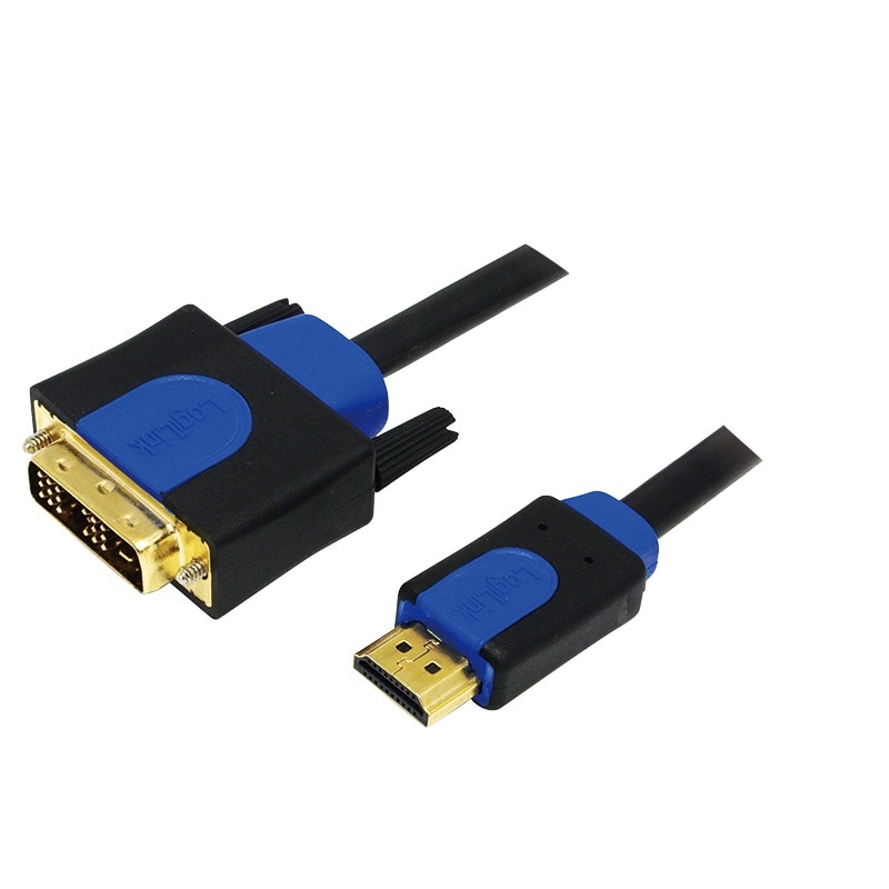 Cablu HDMI 1.3 / DVI , LogiLink , negru, 5m 