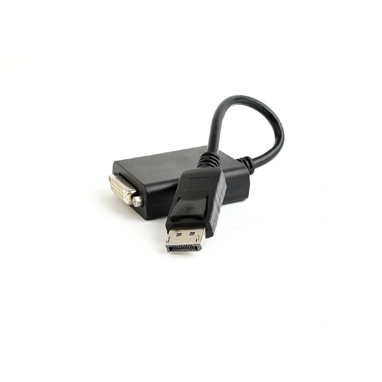 Cablu adaptor DisplayPort v.1.2 la Dual-Link DVI, Gembird, negru 