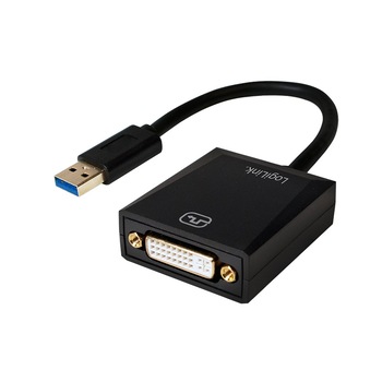 Adaptor USB,LogiLink, USB 3.0 DVI  Adaptor USB,LogiLink, USB 3.0 DVI