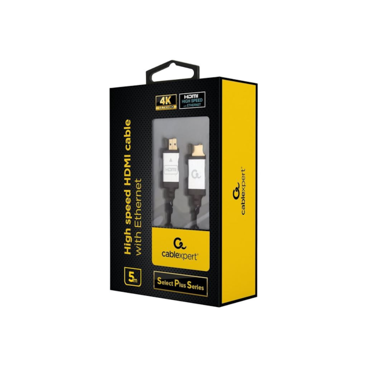 HDMI кабел Gembird Select Plus Series, Ethernet, 5 м