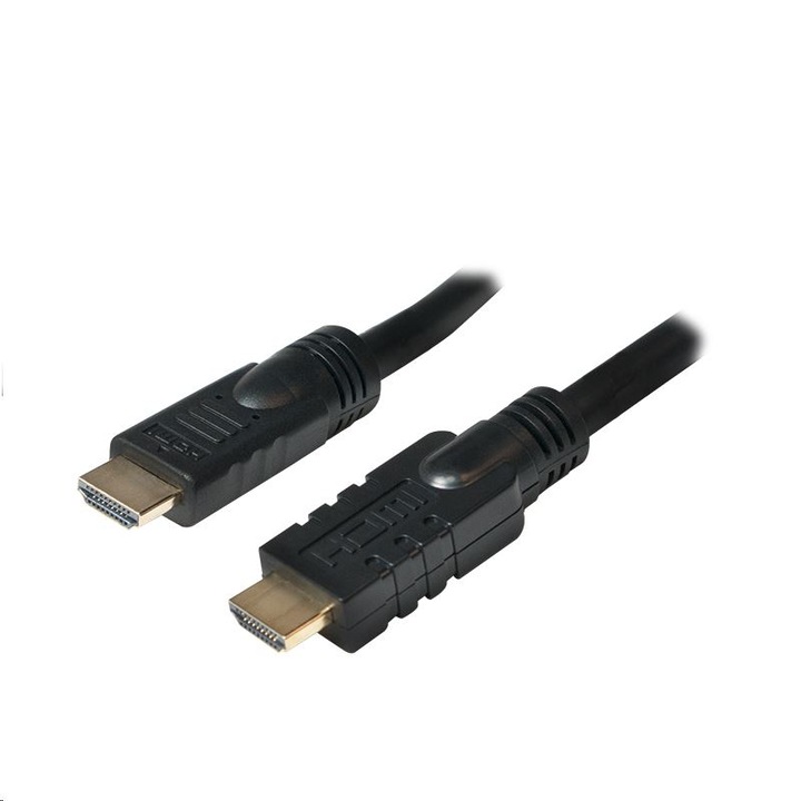 HDMI кабел, активен, M/M, 20m, LogiLink, черен"CHA0020"