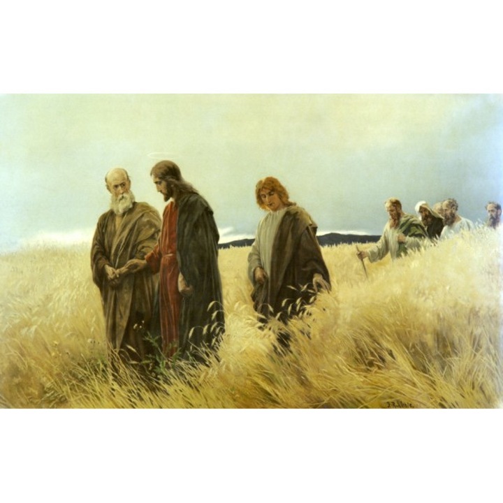 Tablou panza, Rama extensibila, Decor, Poza sfanta, 40x60cm, Multicolor