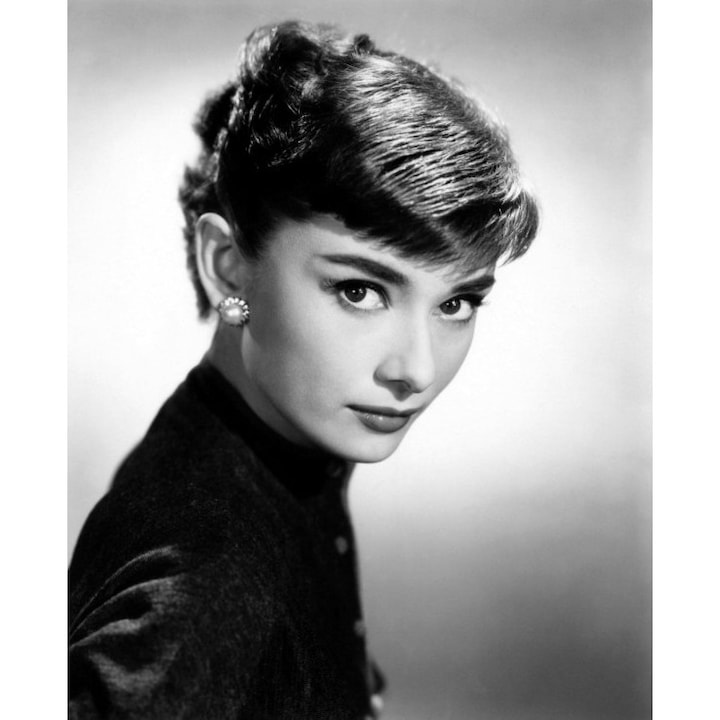 Vászonkép, Feszítőkeret, Dekoráció, Audrey Hepburn, 40x50cm