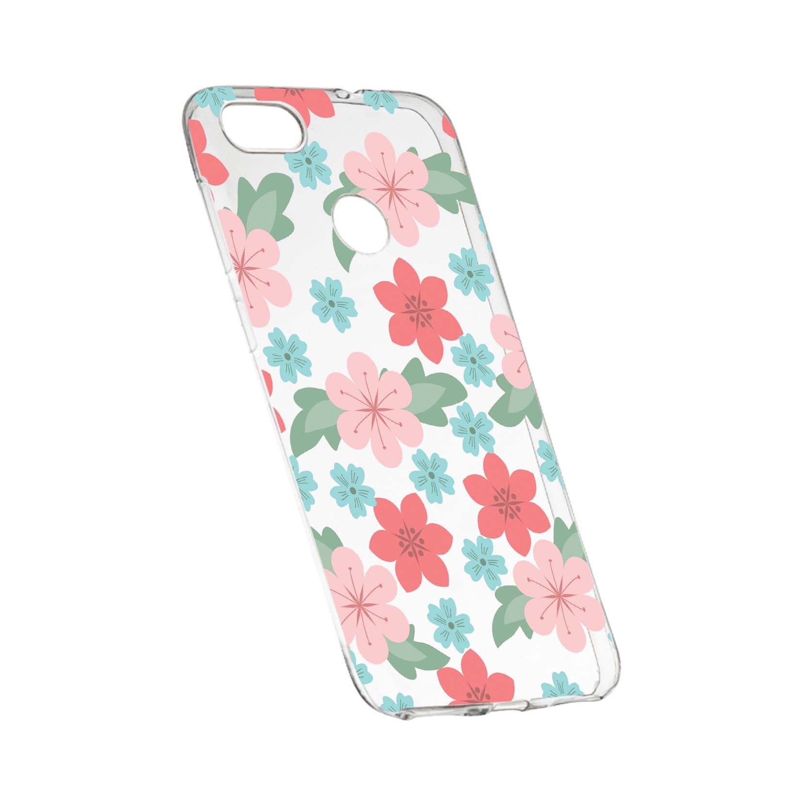 Husa de protectie, Flori, culorile de pastel, pentru Huawei P9 Lite Mini / Y6 pro 2017, rezistenta la uzura, anti-alunecare, din silicon Premium, 515
