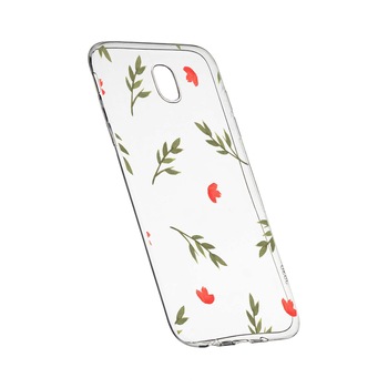 Husa de protectie, Flori, pentru HTC U Play, rezistenta la uzura, anti-alunecare, din silicon Premium, 516 Husa de protectie, Flori, pentru HTC U Play, rezistenta la uzura, anti-alunecare, din silicon Premium, 516