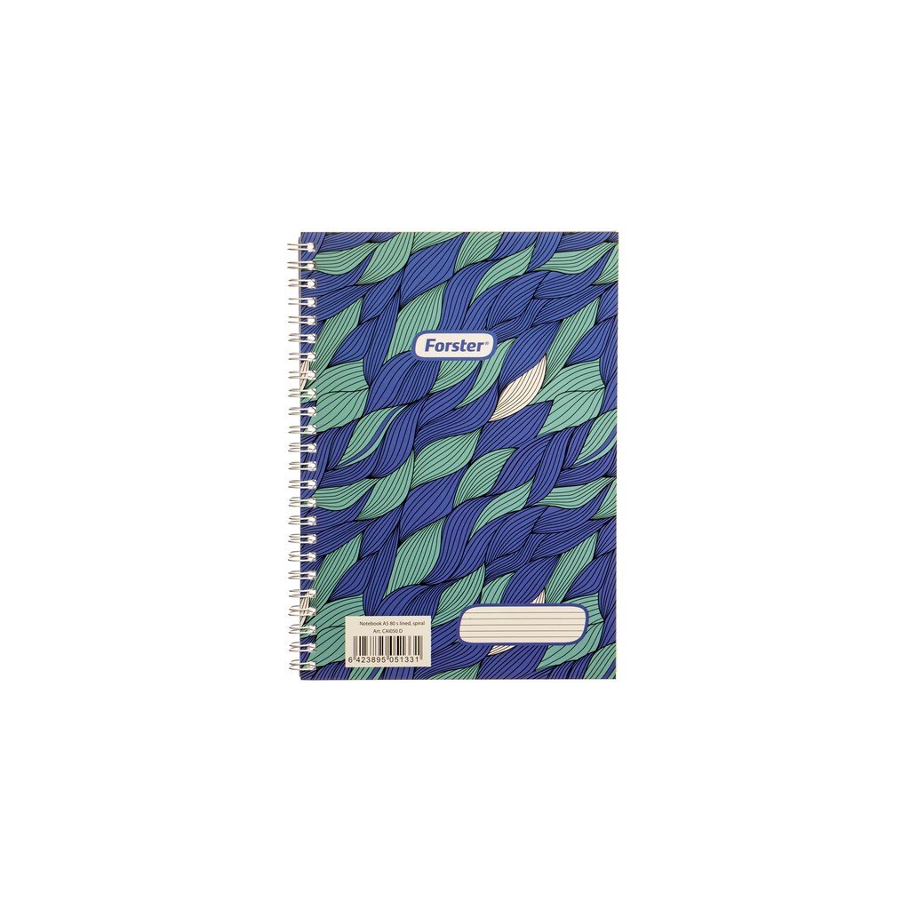Caiet cu spirala Forster A5 80 file, dictando