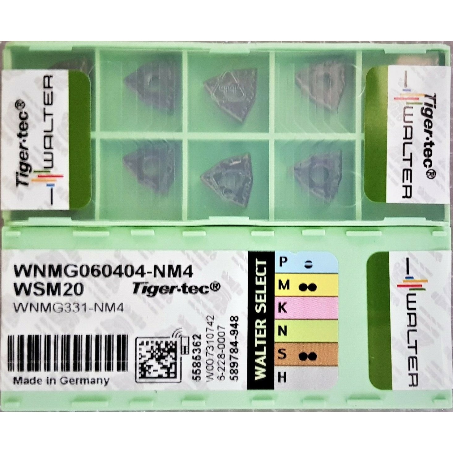 Комплект 10 подвижни пластини за струговане WNMG 060404-NM4 - eMAG.bg