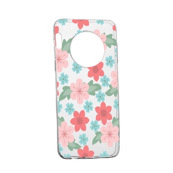 Husa de protectie, Flori, culorile de pastel, pentru Huawei Mate 30, rezistenta la uzura, anti-alunecare, din silicon Premium, 515 Husa de protectie, Flori, culorile de pastel, pentru Huawei Mate 30, rezistenta la uzura, anti-alunecare, din silicon Premium, 515
