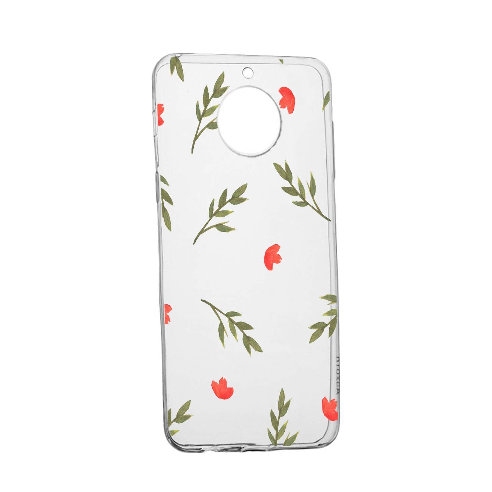 Husa de protectie, Flori, pentru Motorola Moto G6, rezistenta la uzura, anti-alunecare, din silicon Premium, 516