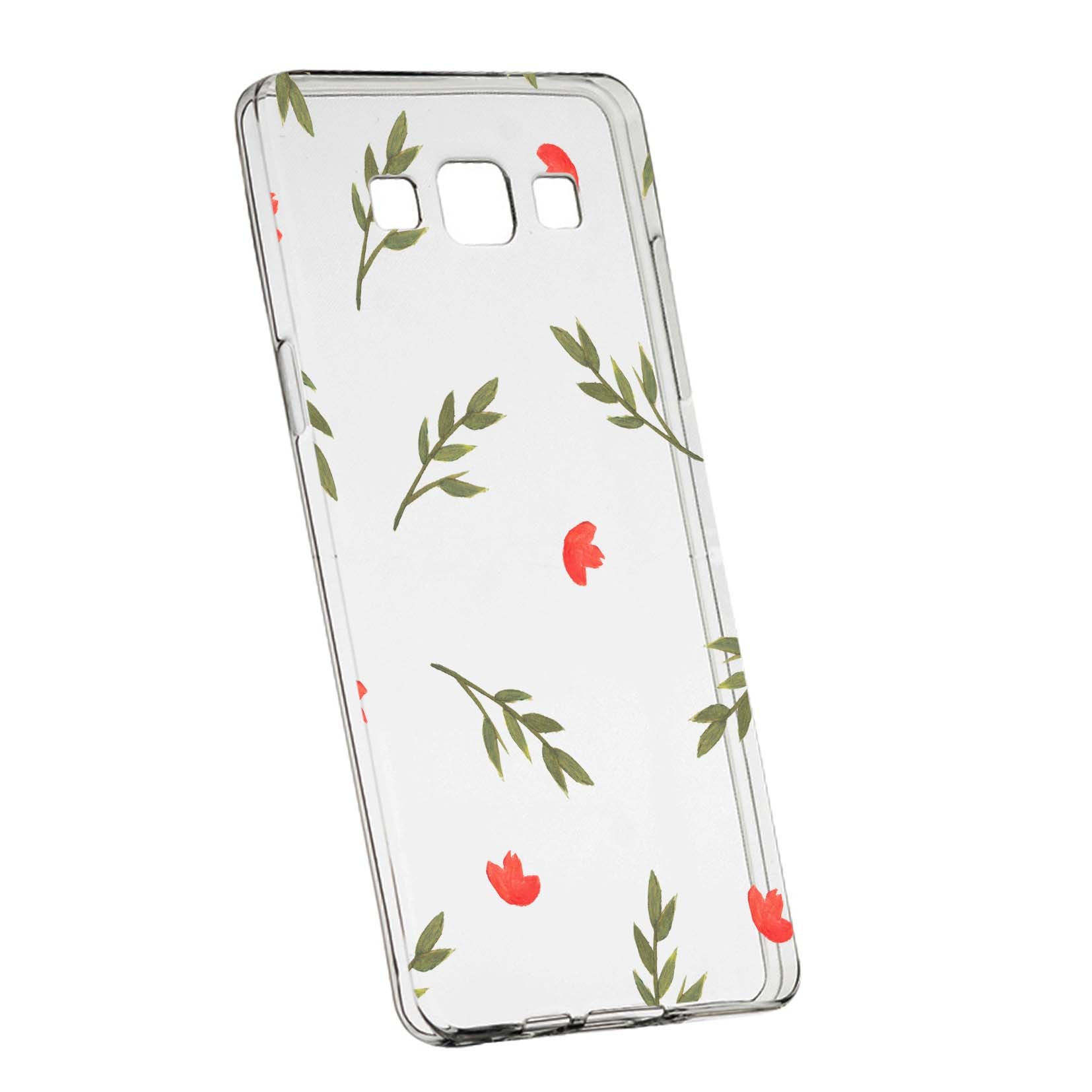 Husa de protectie, Flori, pentru Samsung Galaxy J7 2016, rezistenta la uzura, anti-alunecare, din silicon Premium, 516