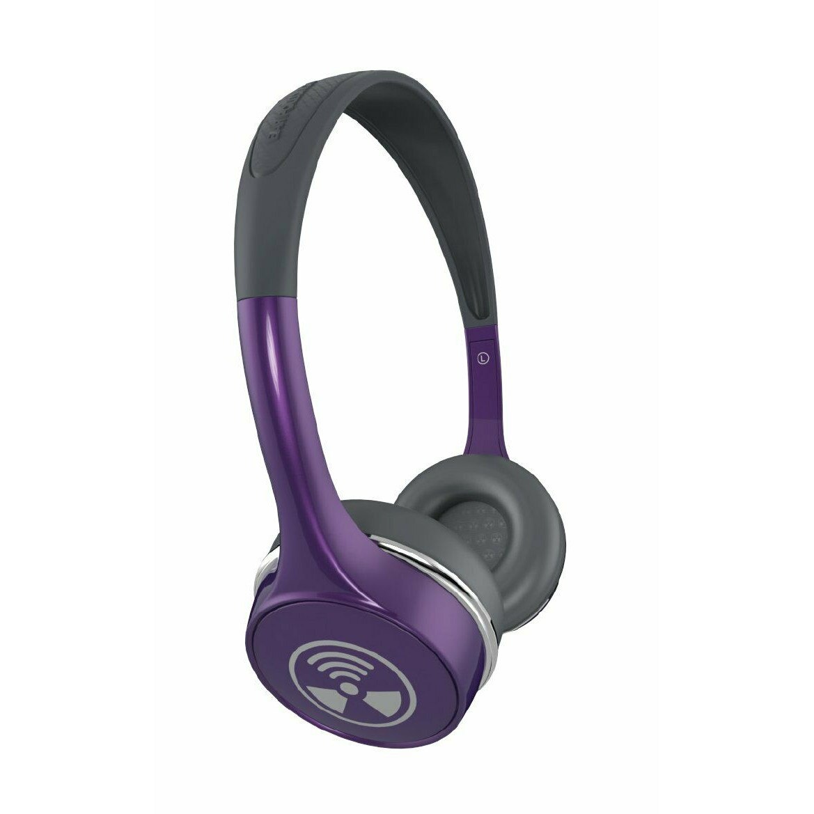Casti audio cu microfon iFrogz Ear Pollution Toxix Plus Violet
