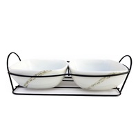 Set 2 boluri ceramica, aperitive, salate, alune,seminte, 328G