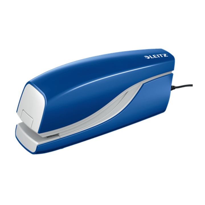 Телбод, електрически, 24/6, 20 листа, LEITZ "Nexxt 5533", син