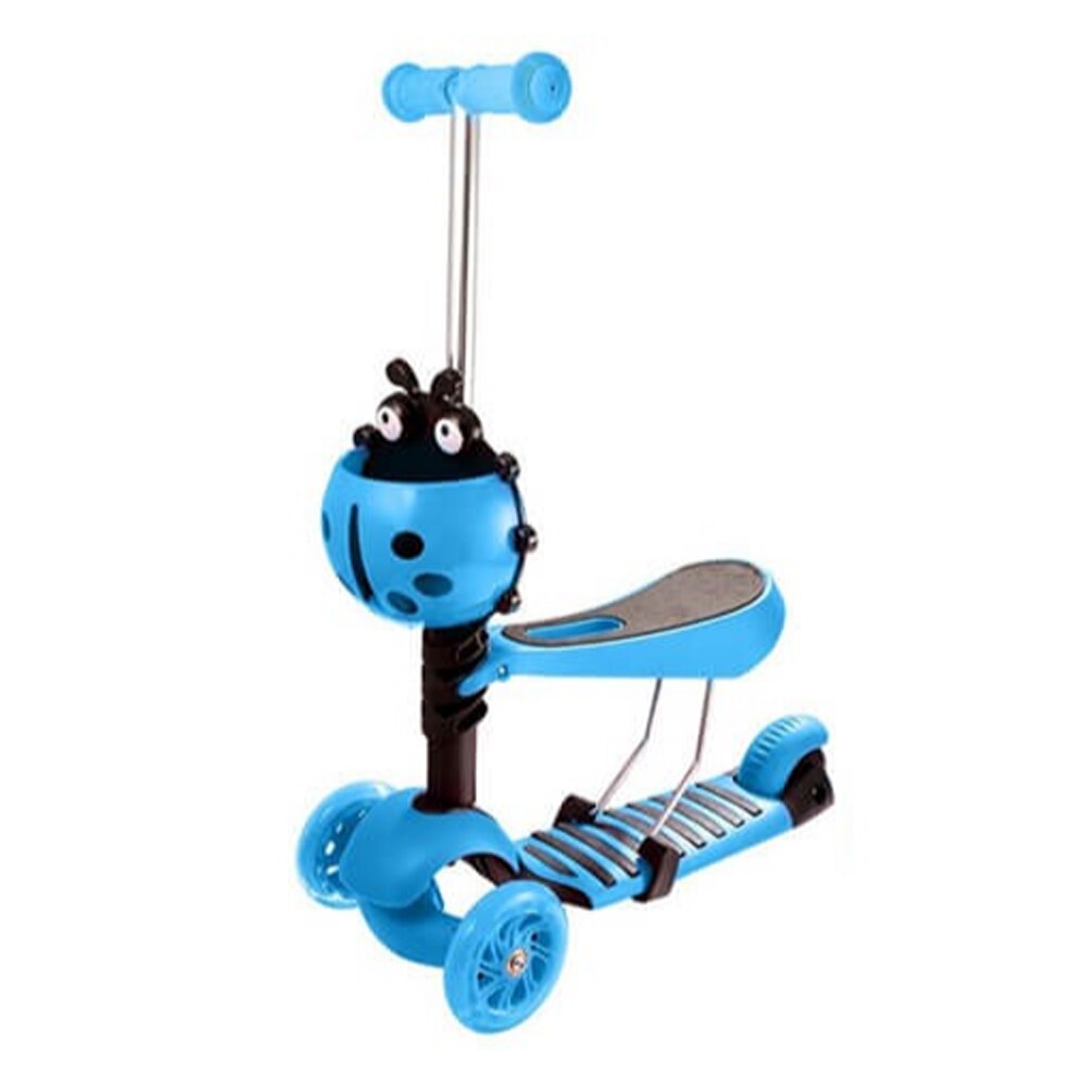 Trotineta 3 in 1 cu roti luminoase Buburuza, PC612B