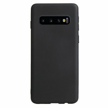 Husa Samsung S10 Plus Matte Tpu Negru Husa Samsung S10 Plus Matte Tpu Negru