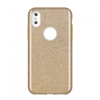 Husa Glitter Wozinsky, Shining Case, iPhone XS Max, Auriu Husa Glitter Wozinsky, Shining Case, iPhone XS Max, Auriu