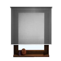 Rolete textile Top Design NS-2, Rulou semi-transparent, culoare gri, dimensiuni panza 58 cm x 160 cm