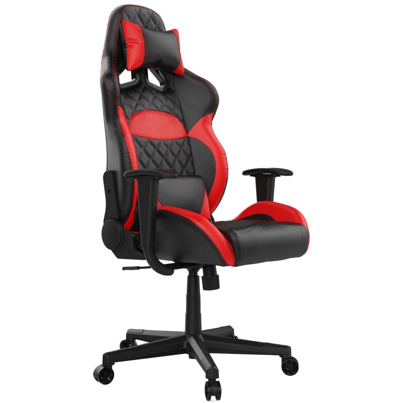 Scaun gaming Gamdias Zelus E1 L, Negru/Rosu