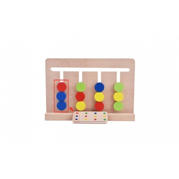 Joc asociere 2 in 1 Montessori lemn Joc asociere 2 in 1 Montessori lemn