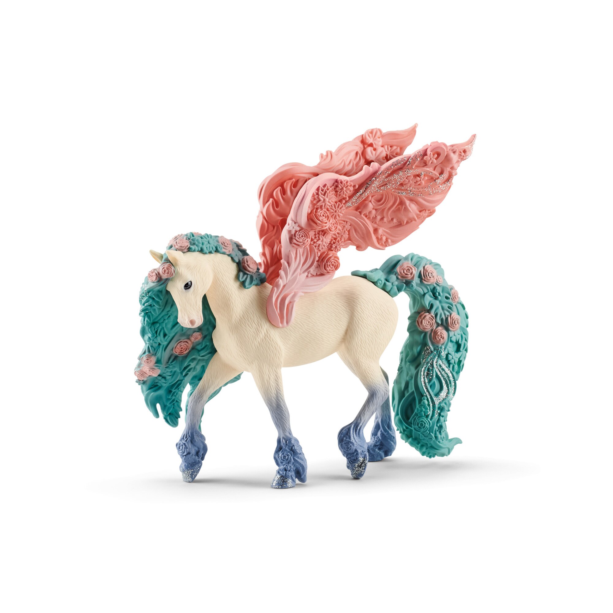 Figurina SCHLEICH Cal inaripat cu flori