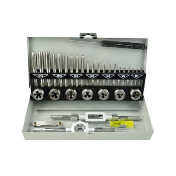 Set tarozi si filiere M3-M12 32 elemente, GEKO G38301 Set tarozi si filiere M3-M12 32 elemente, GEKO G38301