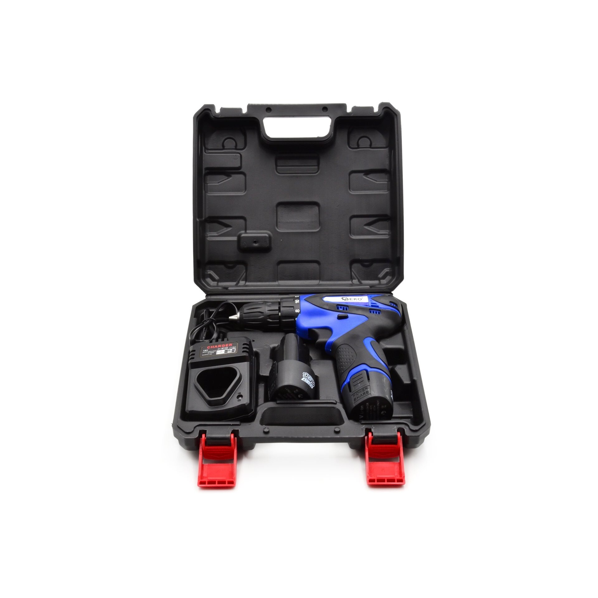 Masina de gaurit 18V Li-Ion 2xAKU, GEKO G80653