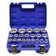 Set 21 tubulare de 12 puncte 8-36mm CRV, GEKO G13547