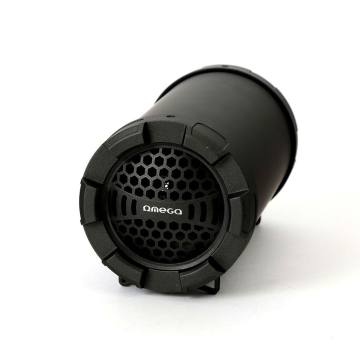 Omega Speaker OG70 Bazooka 5W - безжичен спийкър с FM радио и MicroSD слот (черен)