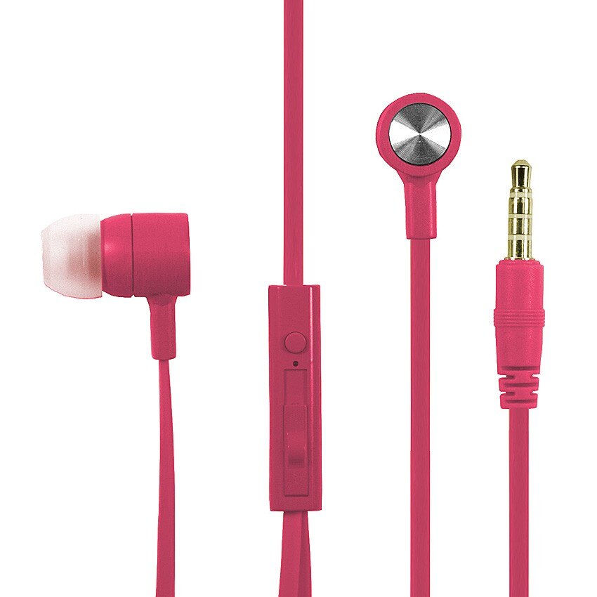 Casti audio cu microfon e5 Big Beat RE02259, Handsfree, Roz