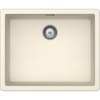 Chiuveta granit Schock Greenwich N-100L Magnolia Cristadur 556 x 456 mm, 556 x 456 mm, adancime cuva 200 mm, montare sub blat Chiuveta granit Schock Greenwich N-100L Magnolia Cristadur 556 x 456 mm, 556 x 456 mm, adancime cuva 200 mm, montare sub blat