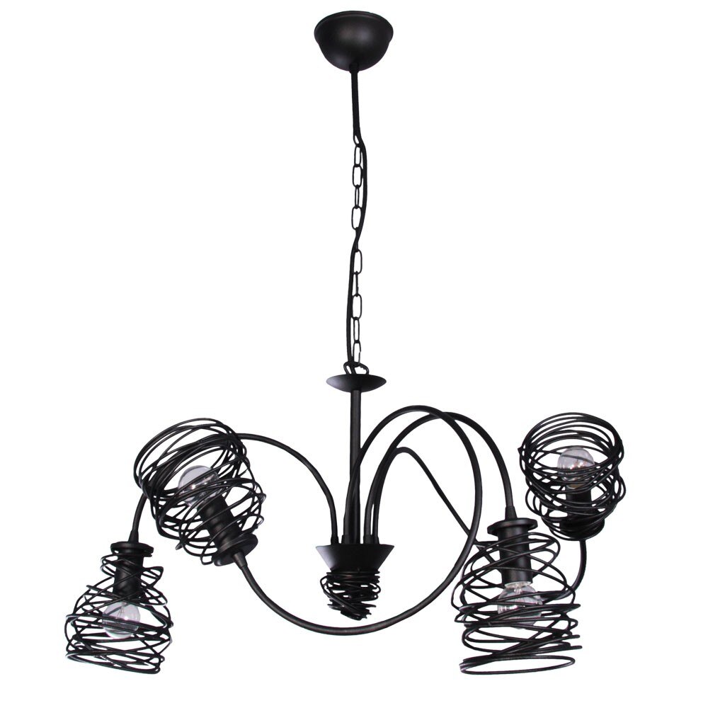 Lustra Lis-Lighting, 4x40W, ORTO Negru