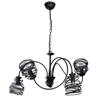 Lustra Lis-Lighting, 4x40W, ORTO Negru Lustra Lis-Lighting, 4x40W, ORTO Negru