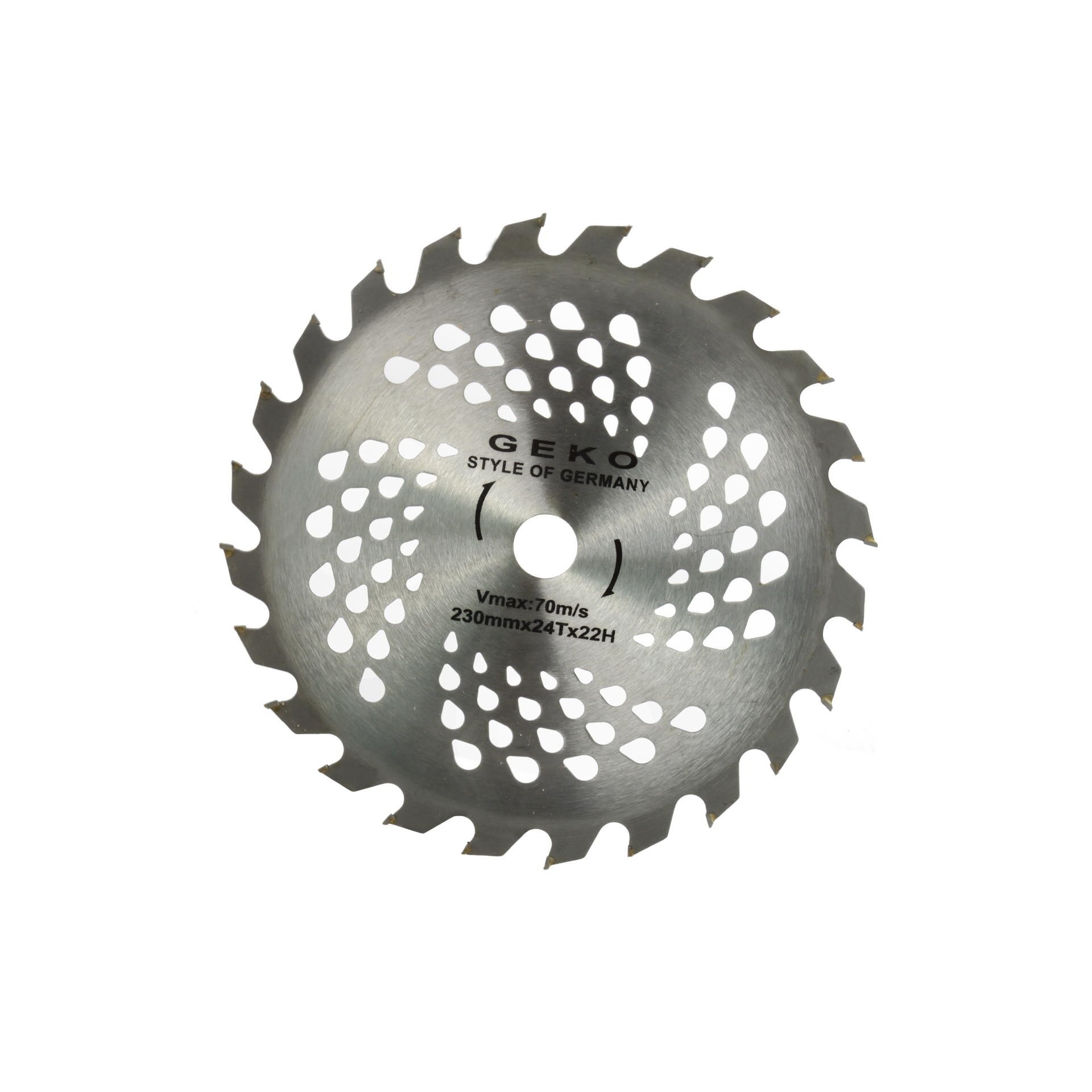 Disc pentru lemn 230x22x24T cu gauri, GEKO G78060