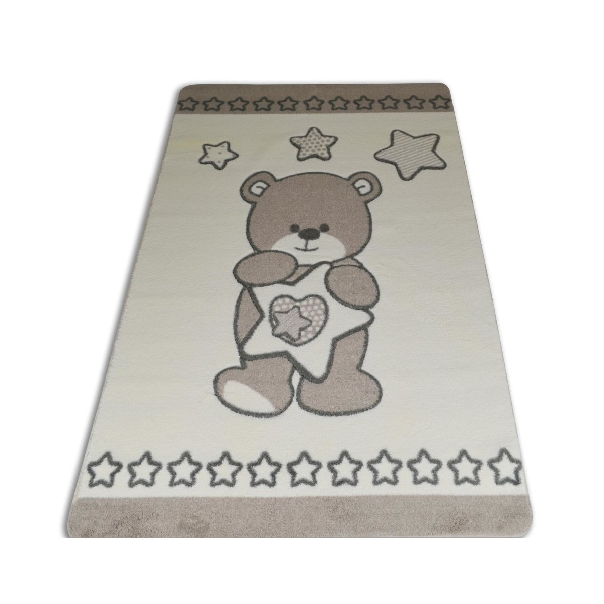 Covor pentru copii Baby Set Star Bear 120 x 180 - Alb