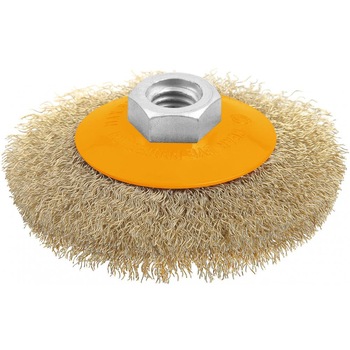 Perie tesita din sarma rasucita 100 mm (Industrial) Perie tesita din sarma rasucita 100 mm (Industrial)