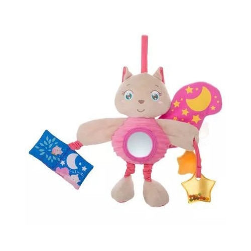 Jucarie Chicco pentru Patut cu Stelute Fosforescente Veverita, 0 luni+