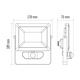 Proiector LED cu senzor de miscare, 30W, 2400lm, IP44, negru, Emos ZS2930