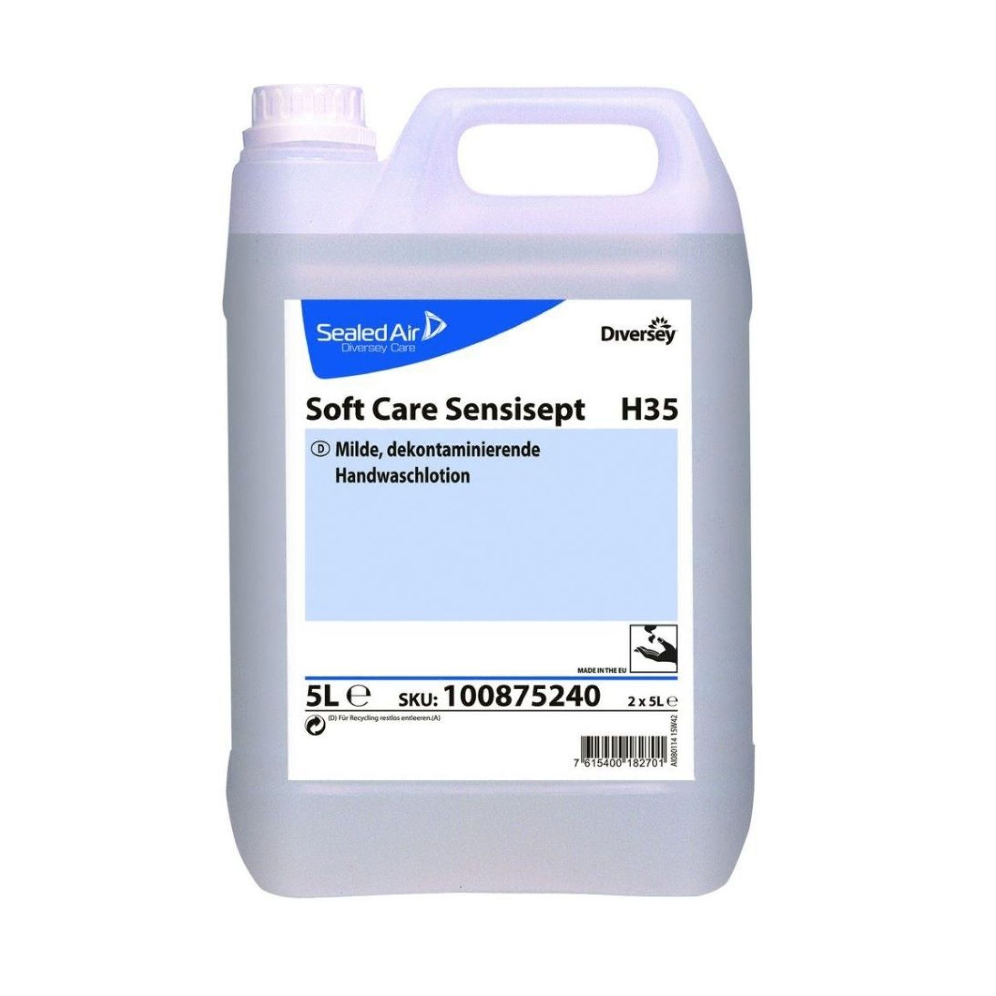 Sapun dezinfectant cu efect emolient si hidratant Soft Care Sensisept 5L