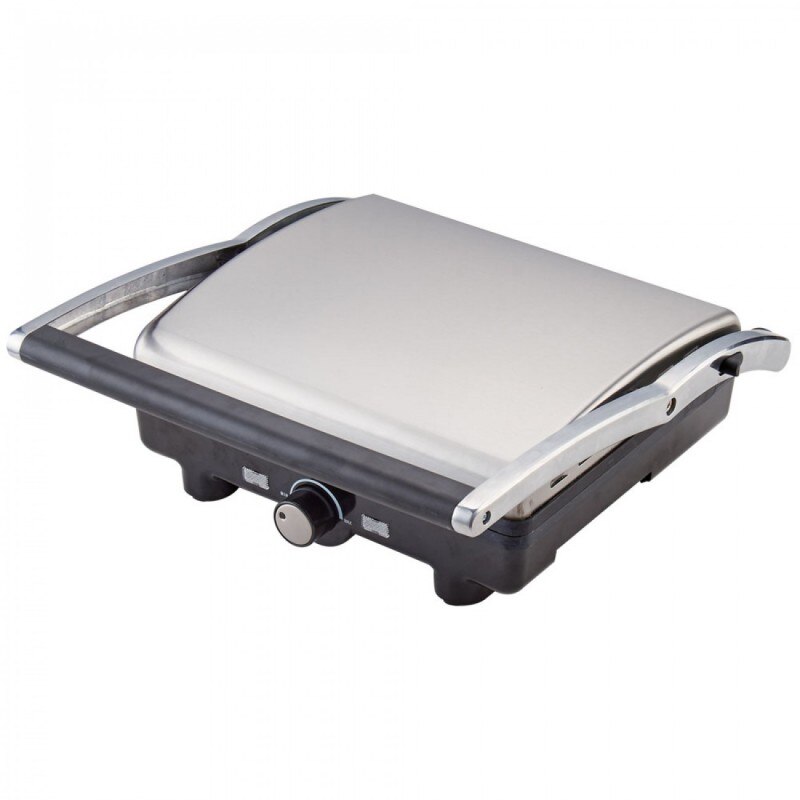 Sandwich Maker Panini Grill 2in1 Zephyr, 2000W, inox, 4 felii, placi