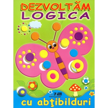 Dezvoltam logica cu abtibilduri: Fluture Dezvoltam logica cu abtibilduri: Fluture
