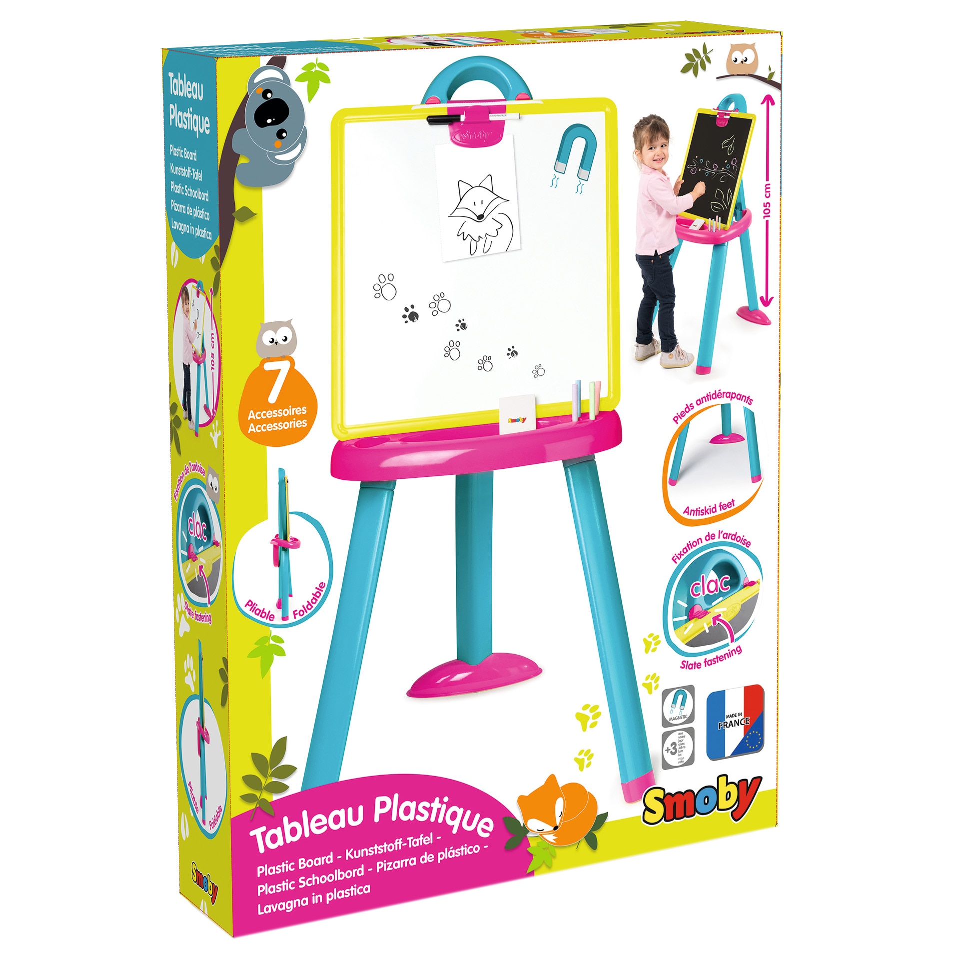 Tablita Smoby - Plastic board, roz