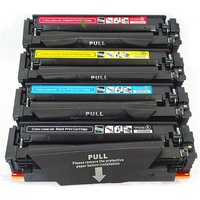 set de 4 cartuse toner w2410a bkcmy 3550 pagini fara chip compatibile hp color laserjet pro m155 mfp m182 nwm183fw imagen 45_0_
0