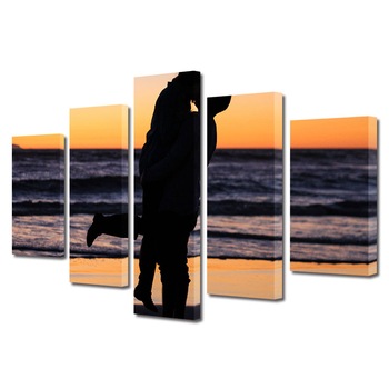 Set Tablouri Multicanvas 5 piese Colectia Ziua Indragostitilor, Dragobete, Valentine's Day, Indragostiti uniti in sarut, Decoratiuni Moderne pentru Casa, 120 x 225 cm Set Tablouri Multicanvas 5 piese Colectia Ziua Indragostitilor, Dragobete, Valentine's Day, Indragostiti uniti in sarut, Decoratiuni Moderne pentru Casa, 120 x 225 cm