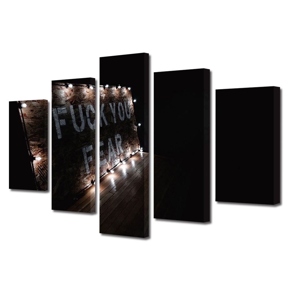 Set Tablouri Multicanvas 5 piese Colectia Ziua Indragostitilor, Dragobete, Valentine's Day, Fara frica, Decoratiuni Moderne pentru Casa, 120 x 225 cm