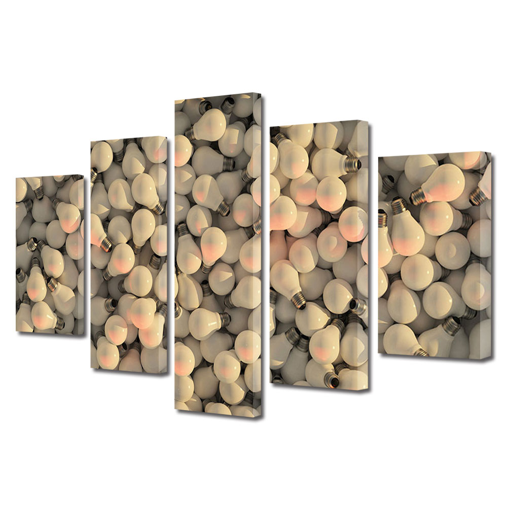 Set Tablouri Multicanvas 5 piese Colectia Ziua Indragostitilor, Dragobete, Valentine's Day, Idei de cadou, Decoratiuni Moderne pentru Casa, 120 x 225 cm