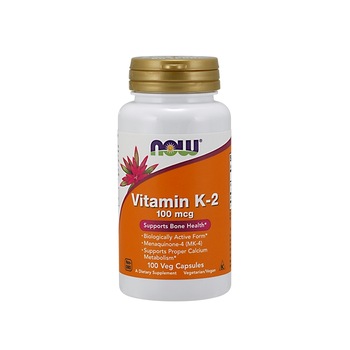 Supliment alimentar Now, Vitamina K, 100 capsule Supliment alimentar Now, Vitamina K, 100 capsule