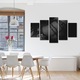 Set Tablouri Multicanvas 5 piese Colectia Ziua Indragostitilor, Dragobete, Valentine's Day, Legata cu lanturi, Decoratiuni Moderne pentru Casa, 80 x 150 cm